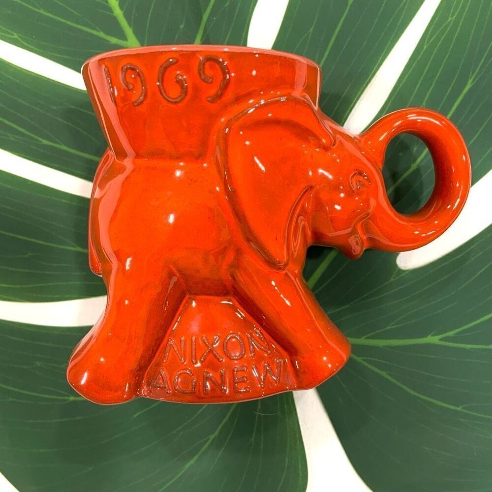 FRANKOMA 1969 Nixon Agnew GOP Stoneware Mug